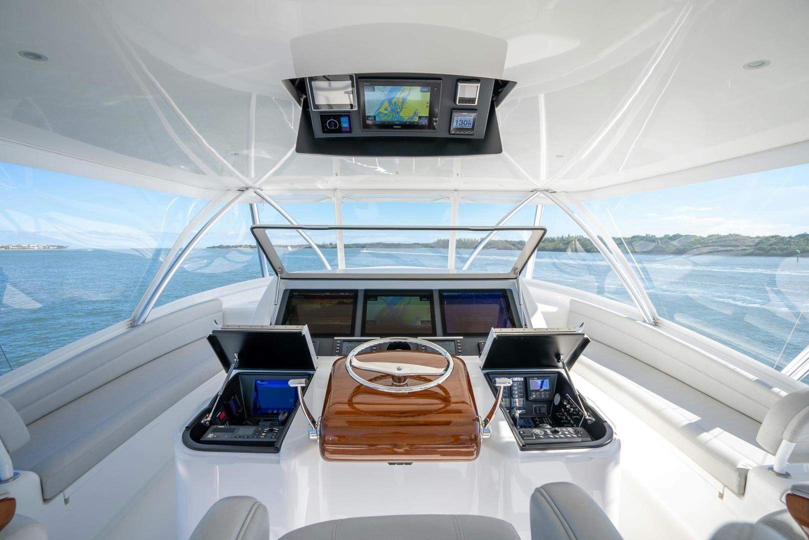 inside of a boat aboard Leslie Ann Yacht for Sale