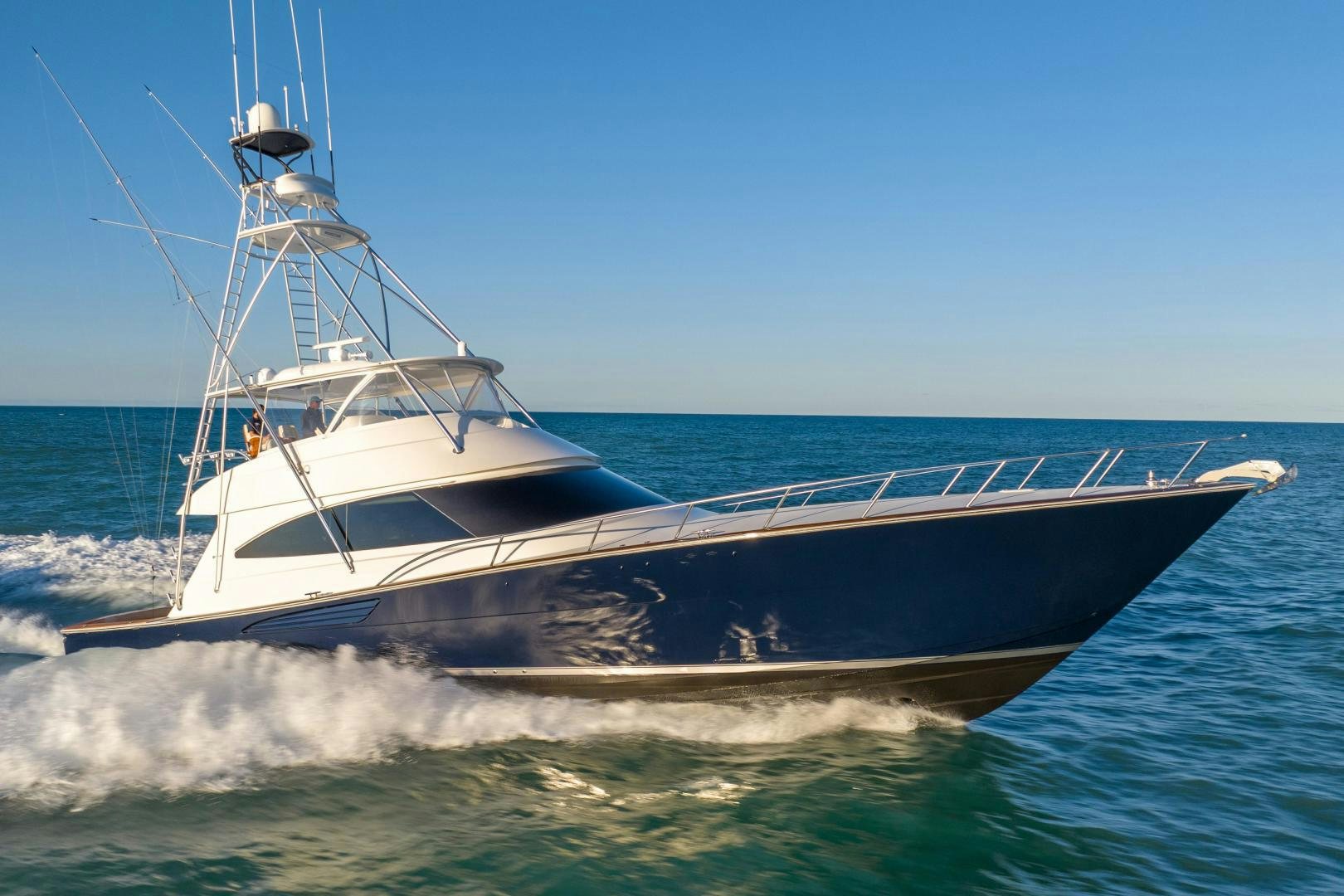 a boat in the water aboard Leslie Ann Yacht for Sale