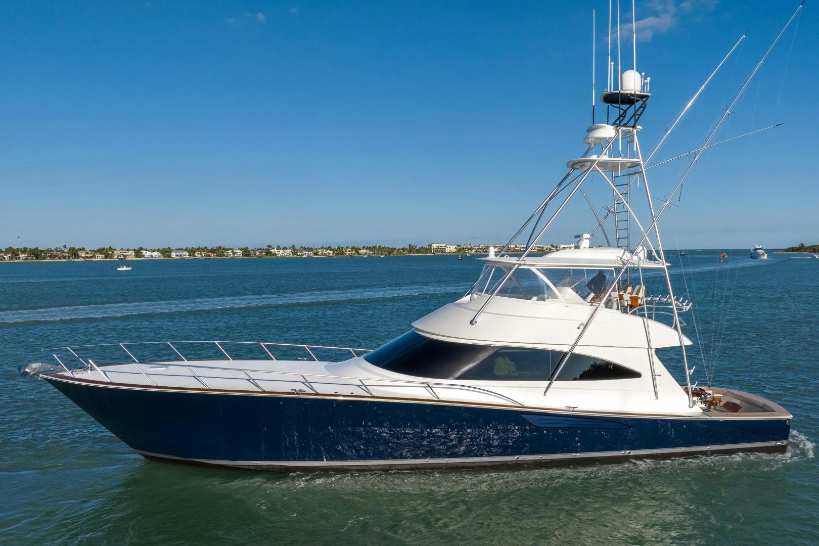 a boat on the water aboard Leslie Ann Yacht for Sale
