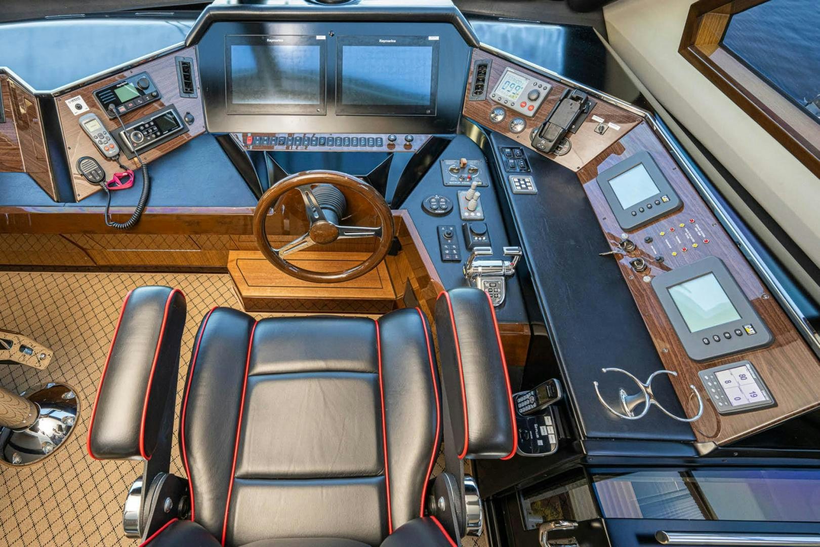 a close-up of a machine aboard AWAKEN Yacht for Sale