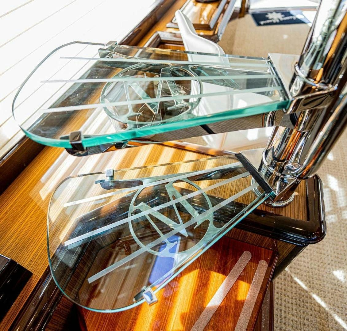 a close-up of a machine aboard AWAKEN Yacht for Sale