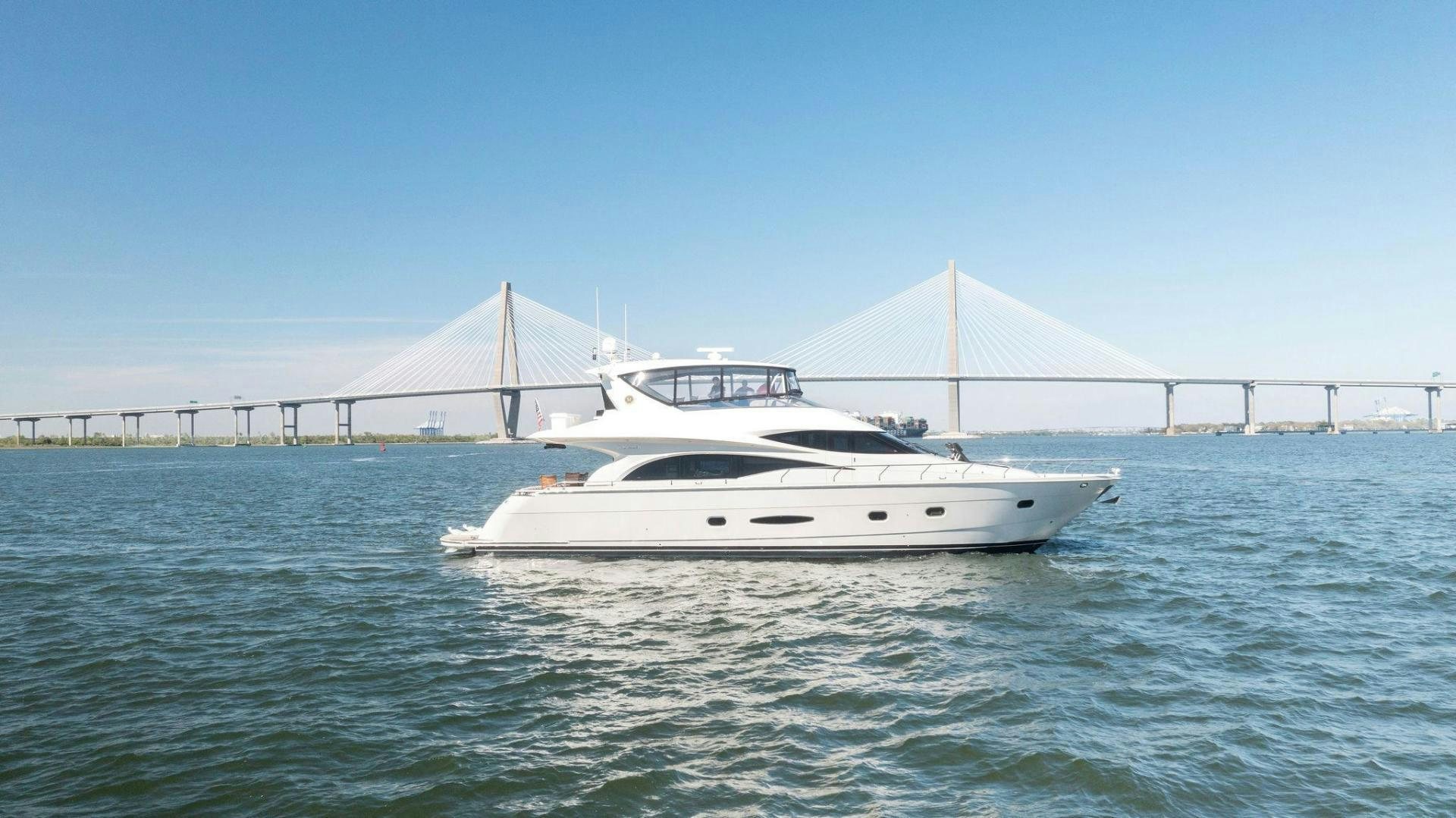 a white boat in the water aboard LA BELLA VITA Yacht for Sale