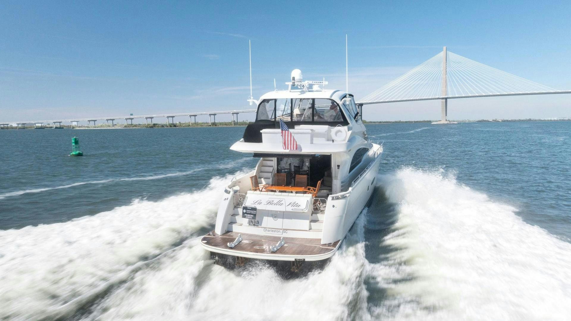 a boat on the water aboard LA BELLA VITA Yacht for Sale