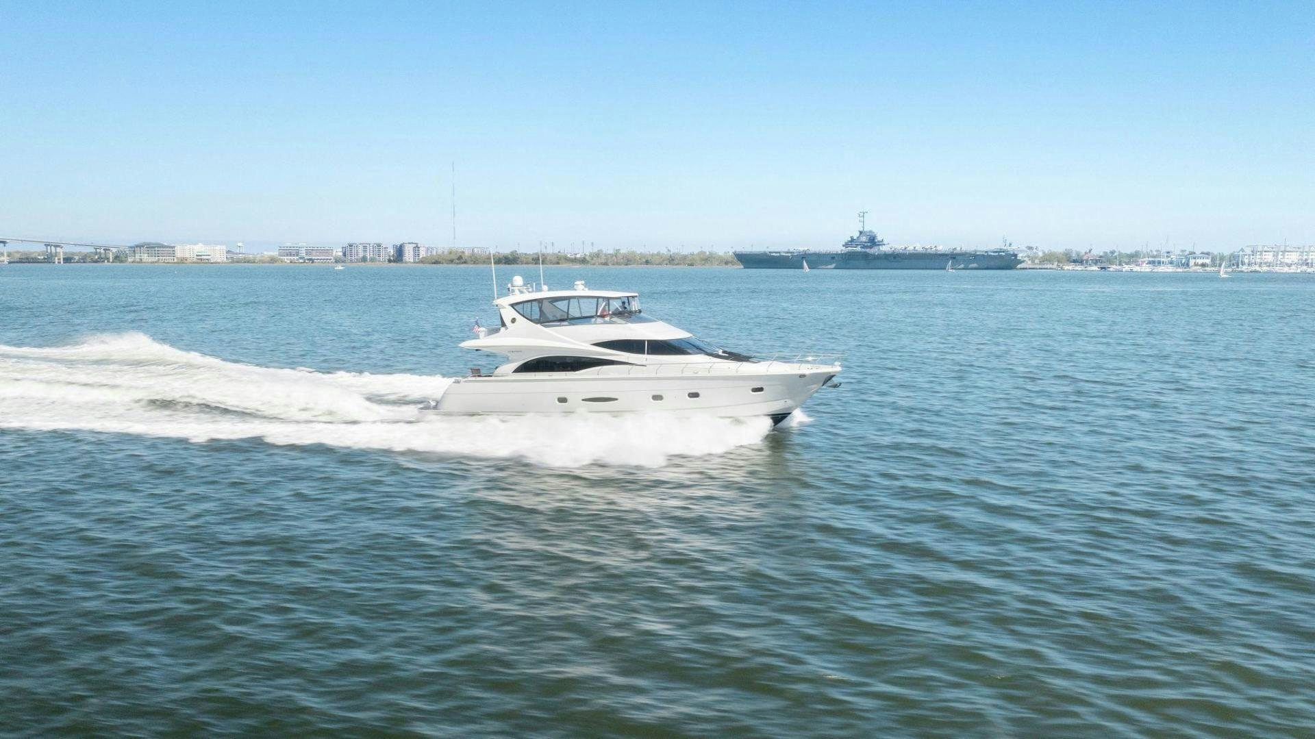 a boat in the water aboard LA BELLA VITA Yacht for Sale