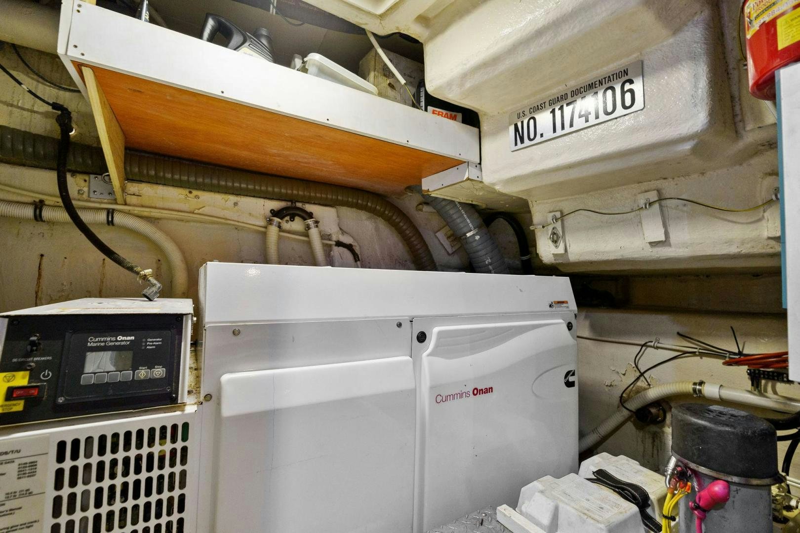 a close-up of a machine aboard LA BELLA VITA Yacht for Sale