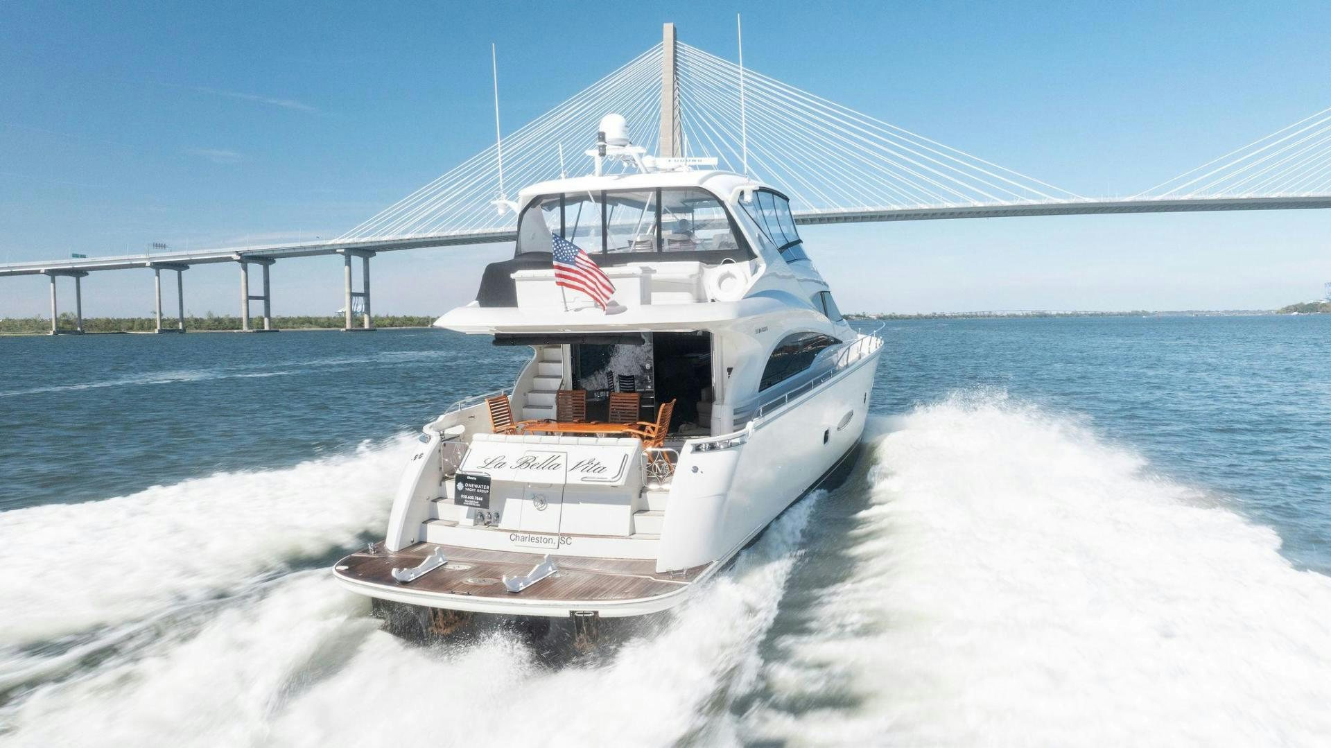 a boat on the water aboard LA BELLA VITA Yacht for Sale