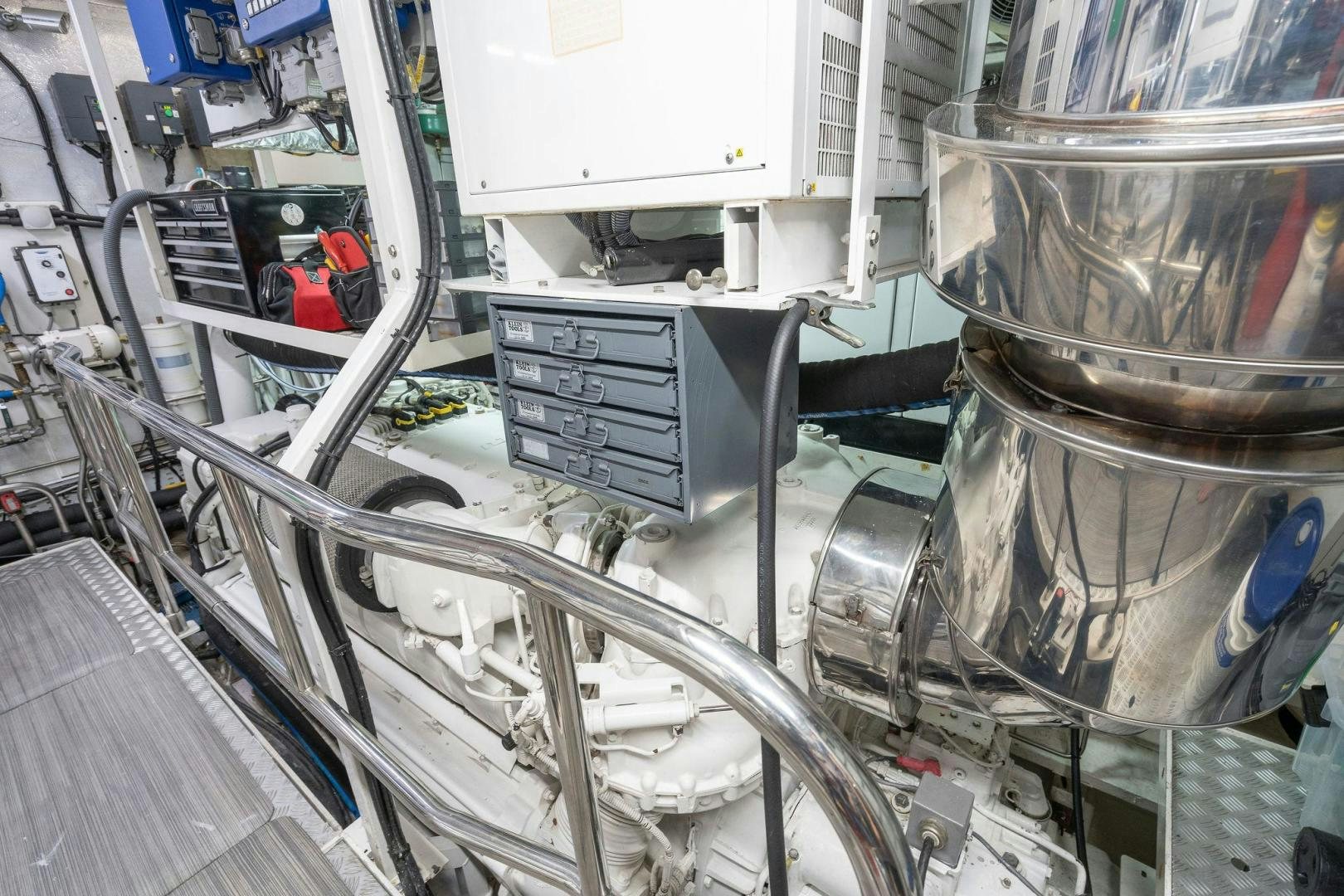 a close-up of several machines aboard 21 SEA SANDS Yacht for Sale