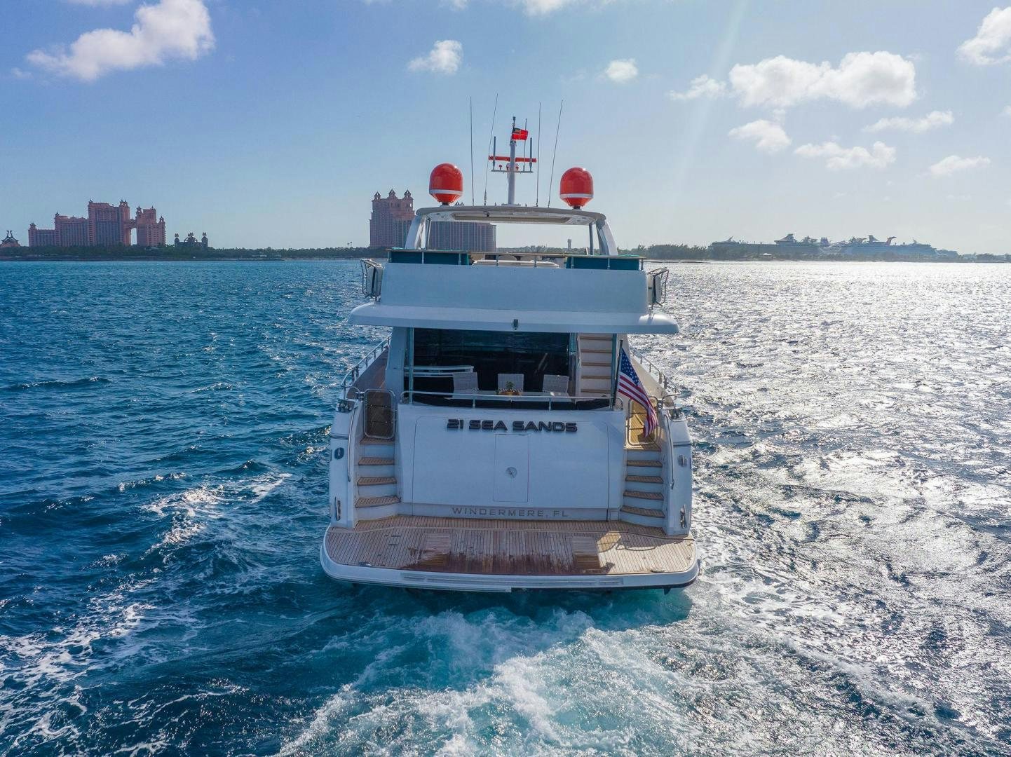 a boat in the water aboard 21 SEA SANDS Yacht for Sale
