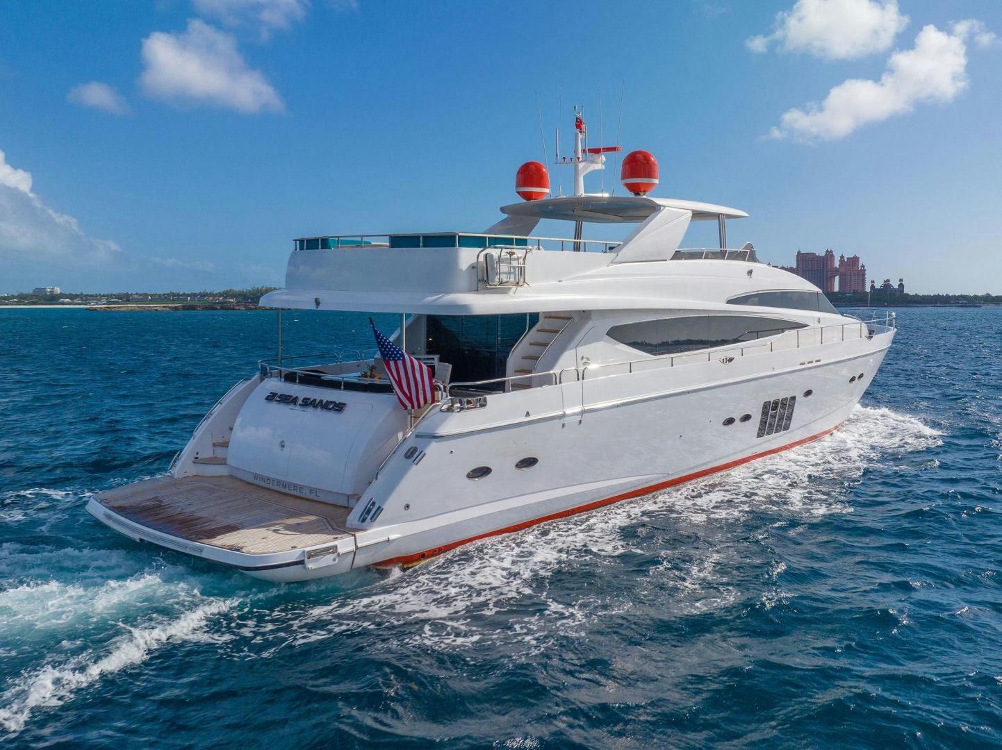a boat on the water aboard 21 SEA SANDS Yacht for Sale