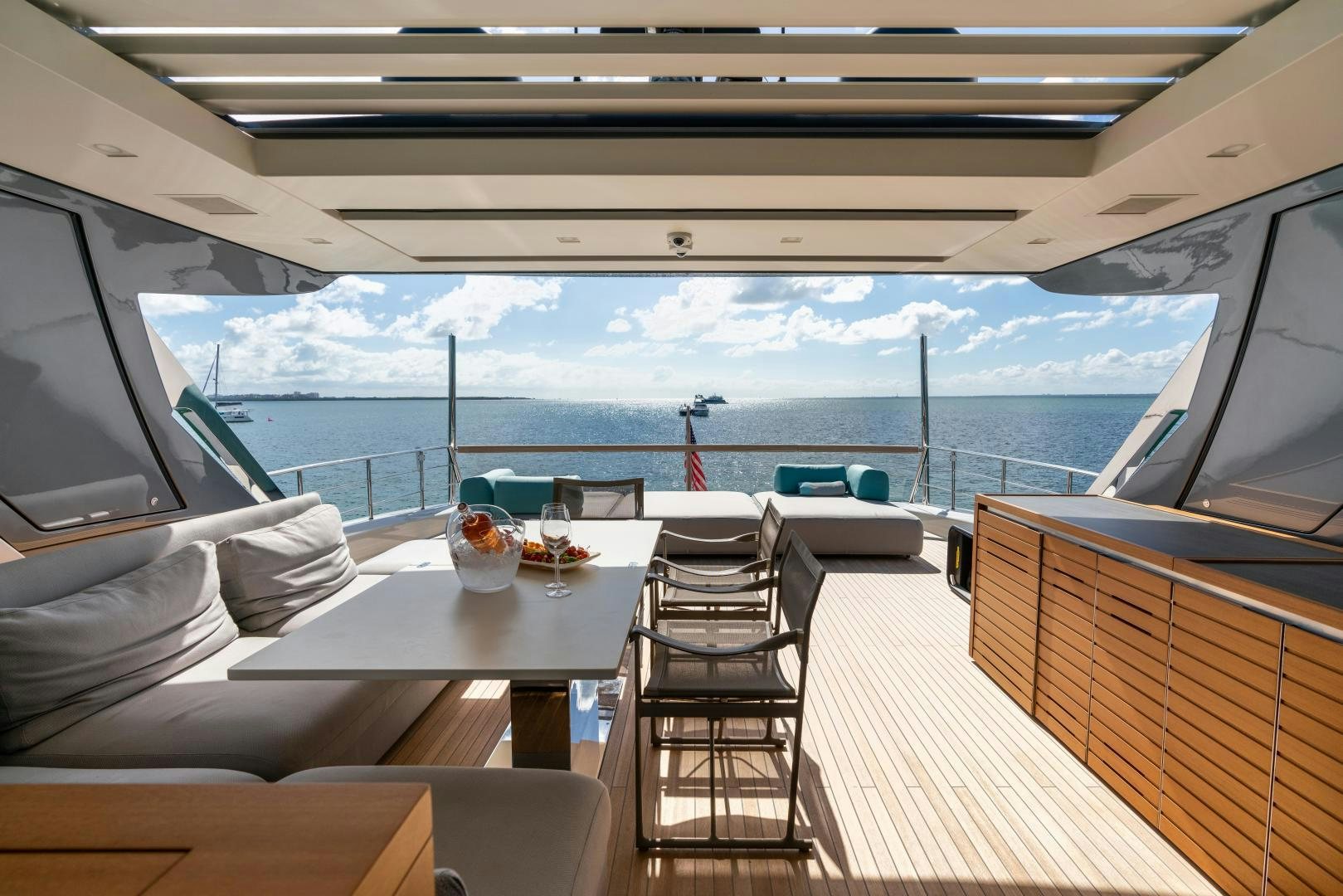 a boat on the water aboard MAVE Yacht for Sale