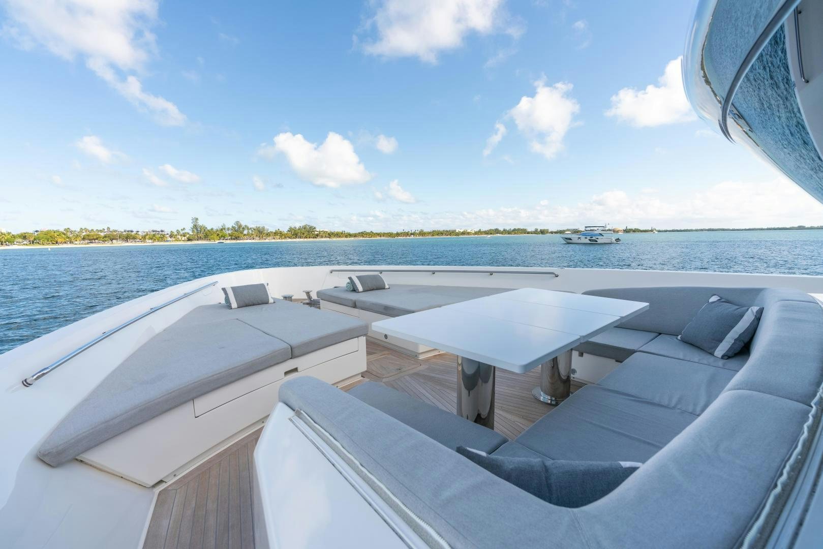 a boat on the water aboard MAVE Yacht for Sale