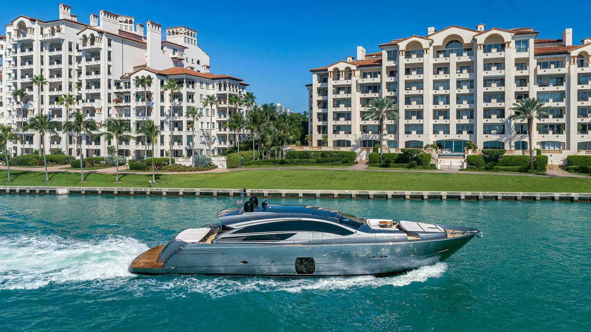 a boat in the water aboard RAW 2 Yacht for Sale