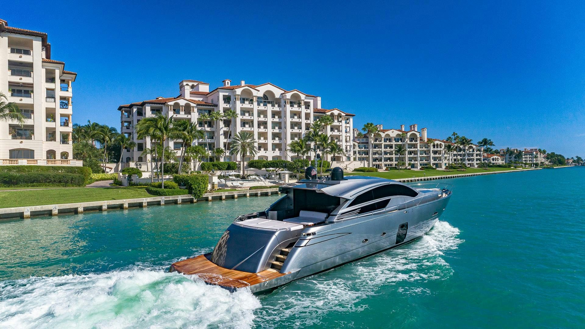 a boat on the water aboard RAW 2 Yacht for Sale