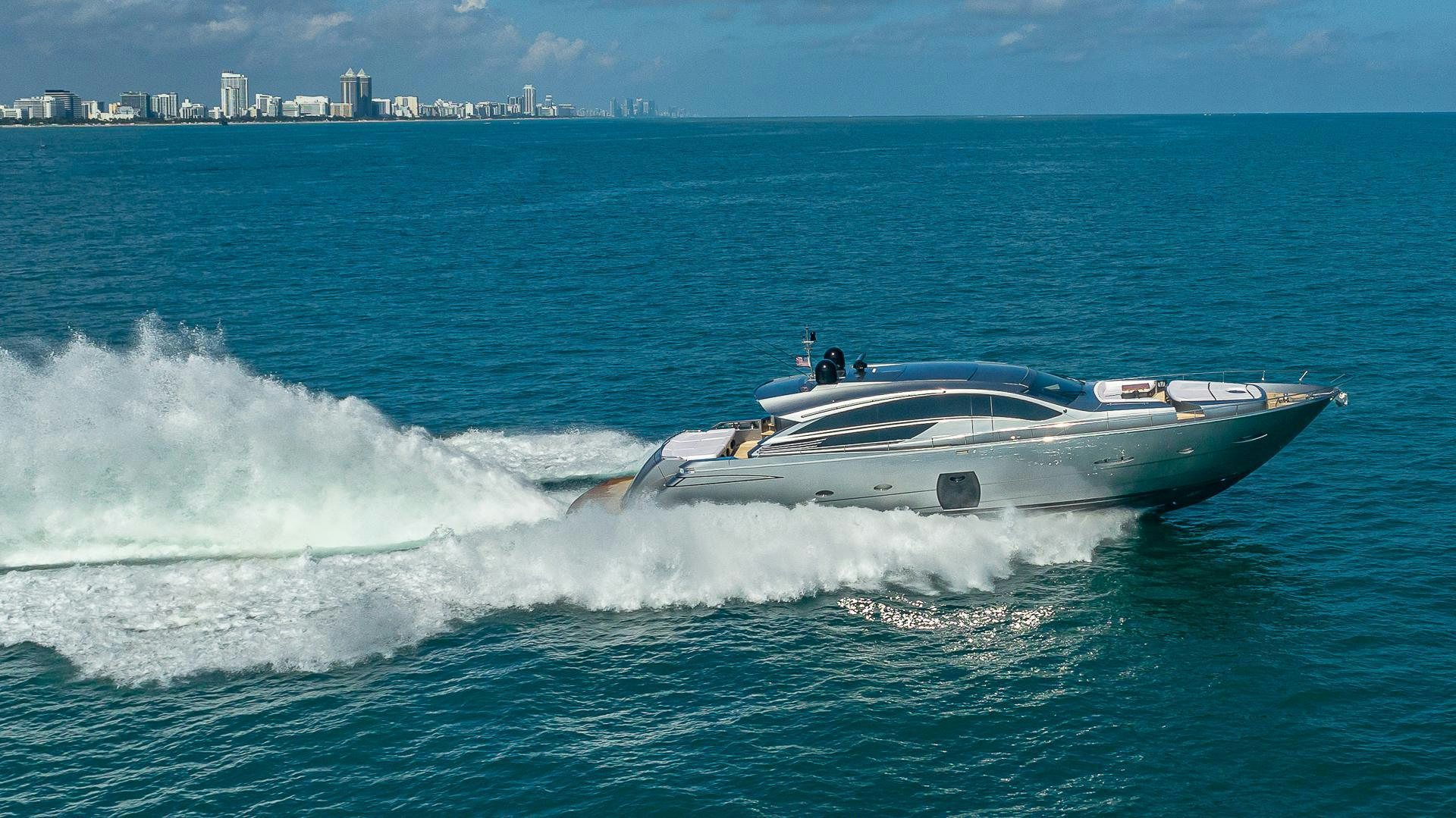 a boat in the water aboard RAW 2 Yacht for Sale