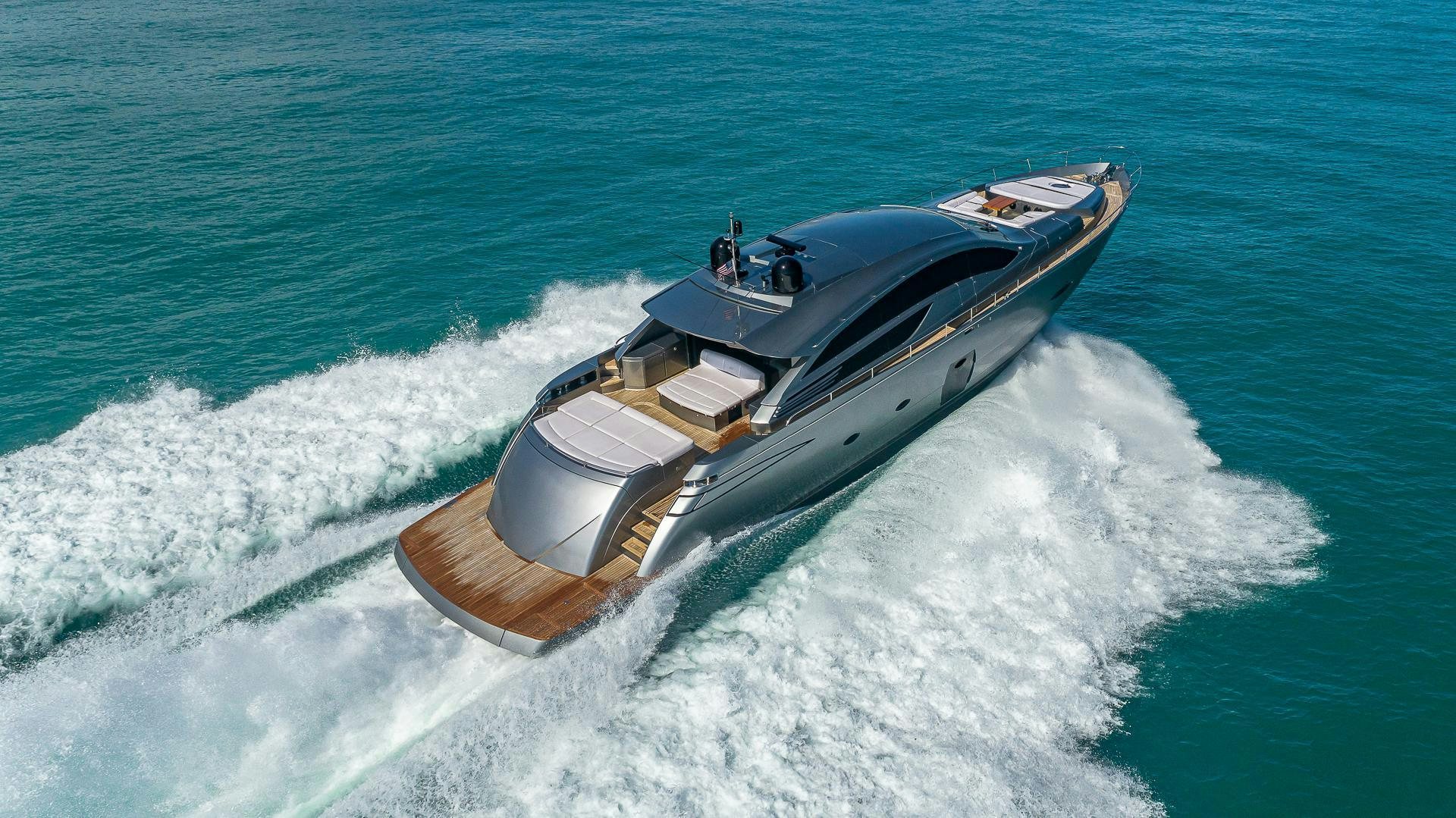 a boat on the water aboard RAW 2 Yacht for Sale