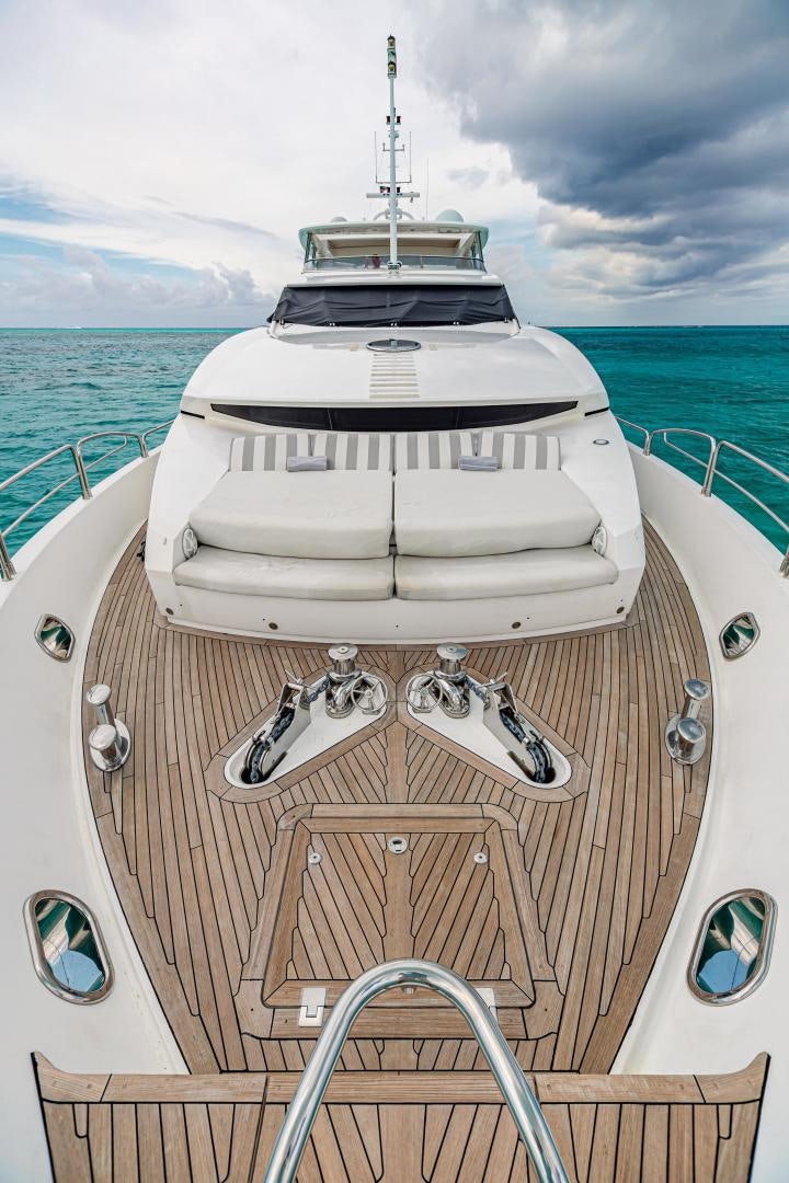 a boat on the water aboard CORAZON Yacht for Sale