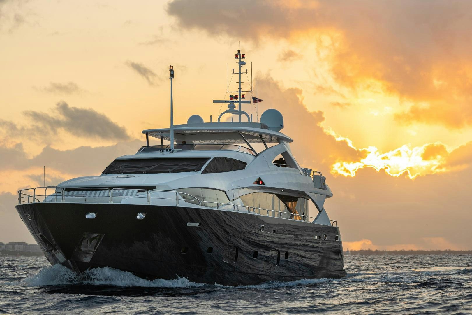 a boat in the water aboard CORAZON Yacht for Sale