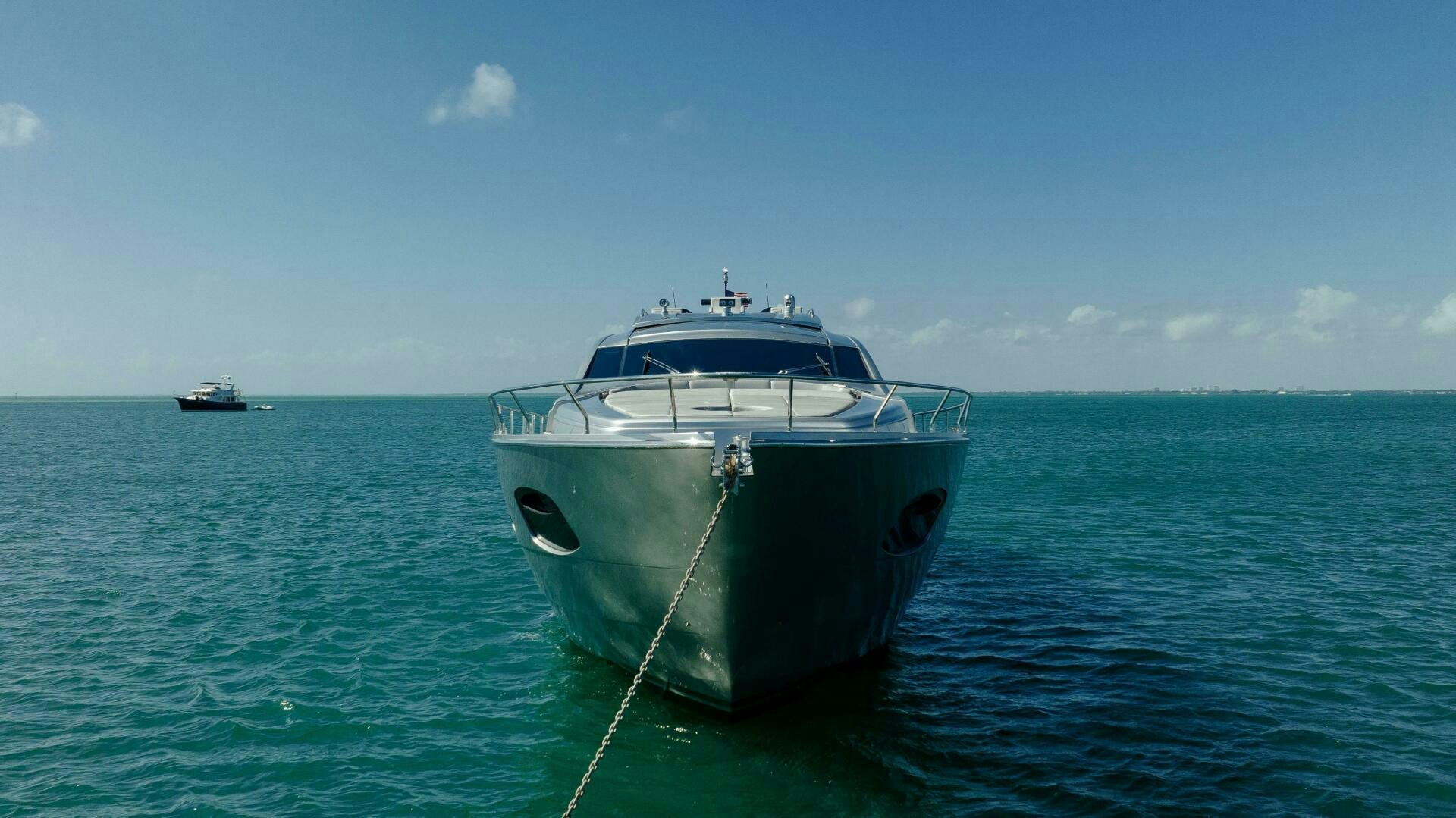 a boat in the water aboard MILAGROS Yacht for Sale
