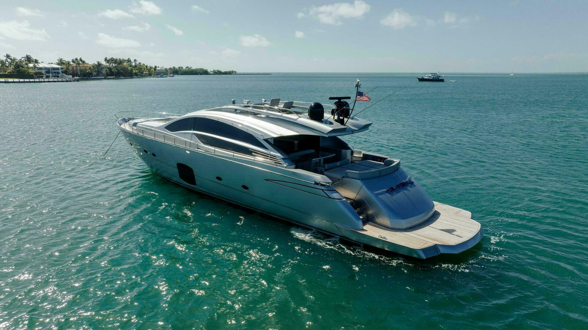 a boat in the water aboard MILAGROS Yacht for Sale