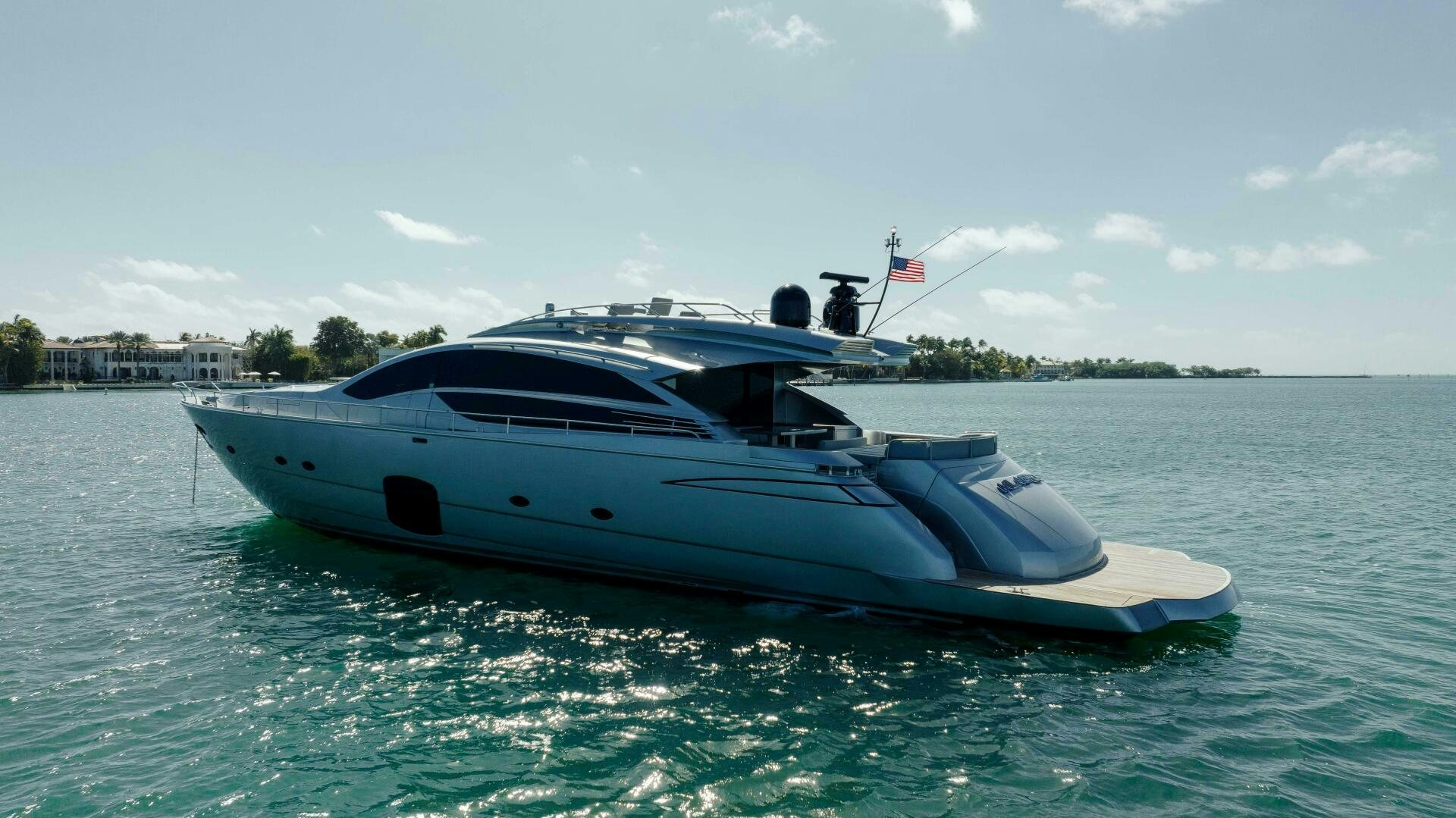 a boat in the water aboard MILAGROS Yacht for Sale