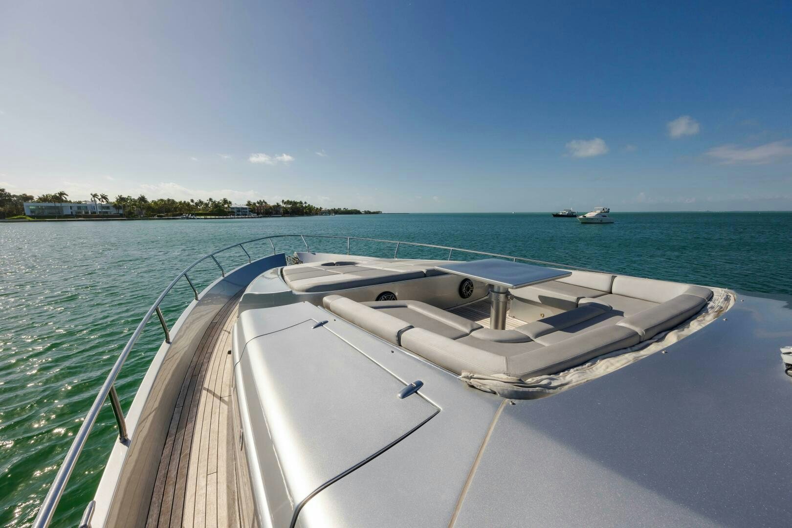 a boat on the water aboard MILAGROS Yacht for Sale