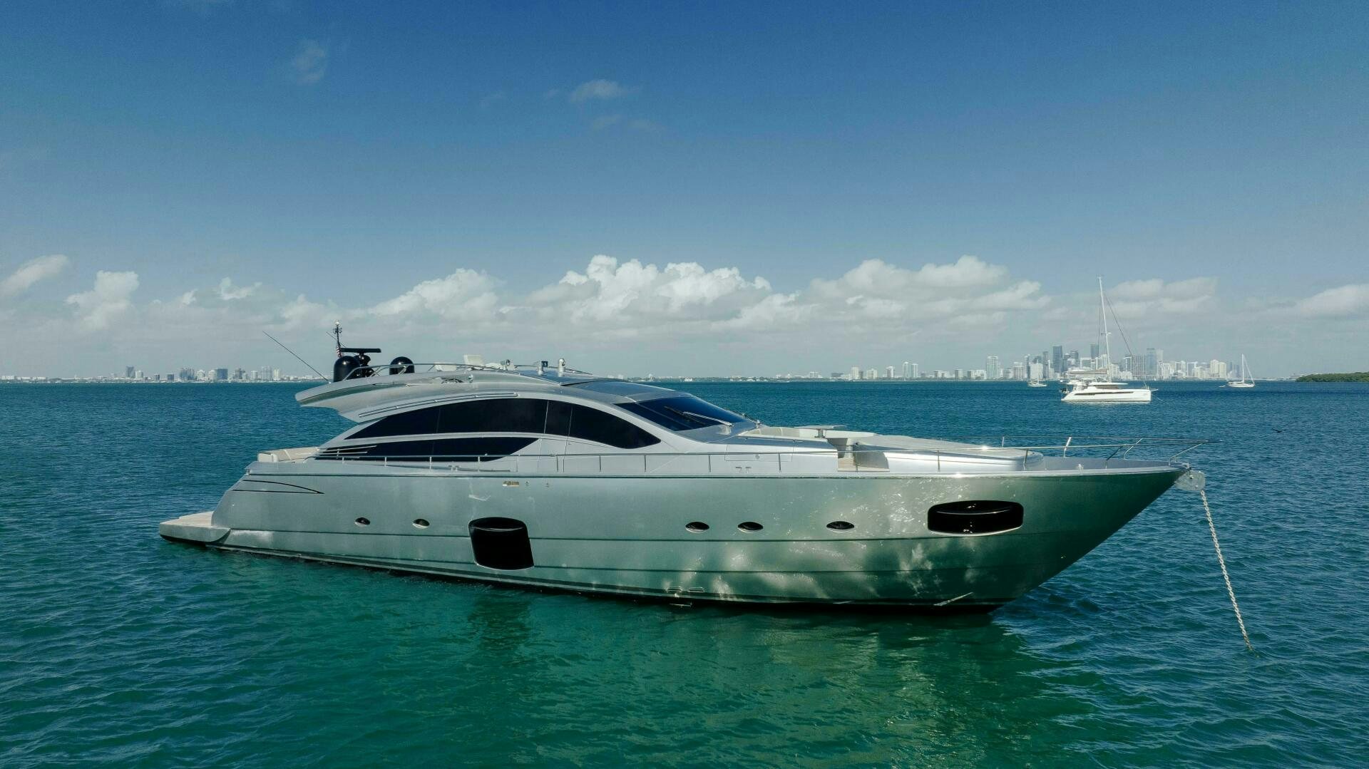 a boat in the water aboard MILAGROS Yacht for Sale