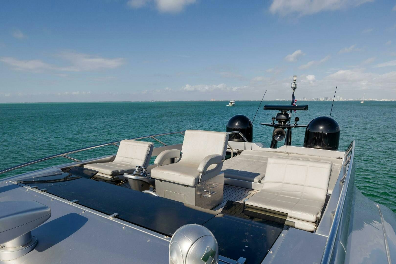 a boat on the water aboard MILAGROS Yacht for Sale