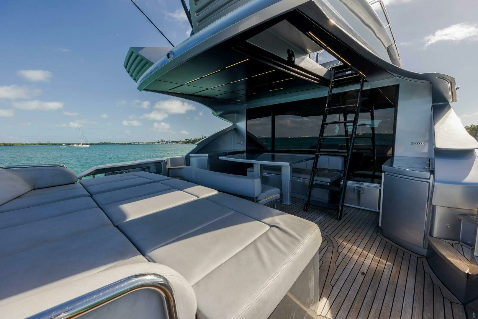 a boat on the water aboard MILAGROS Yacht for Sale