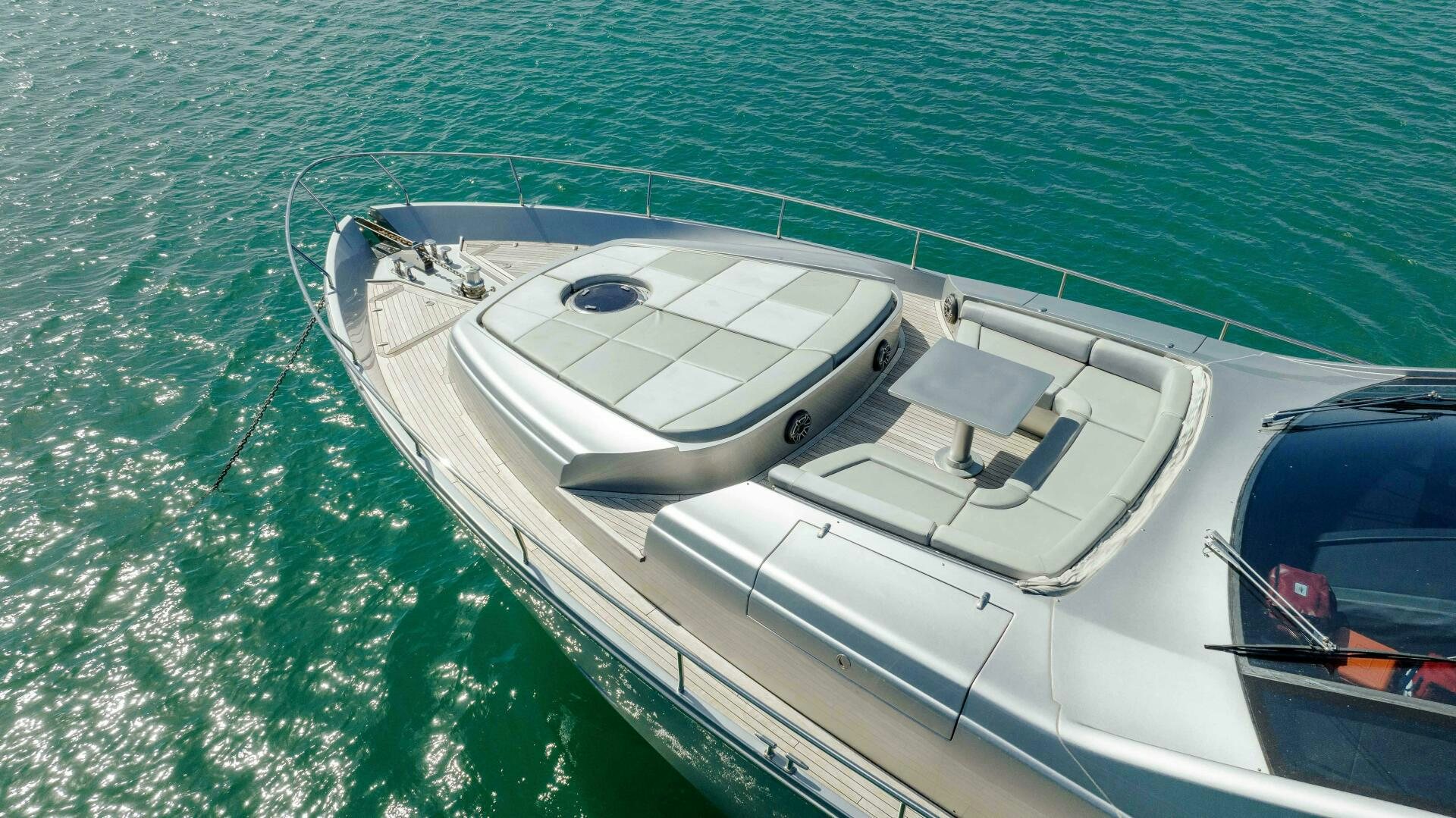 a boat on the water aboard MILAGROS Yacht for Sale