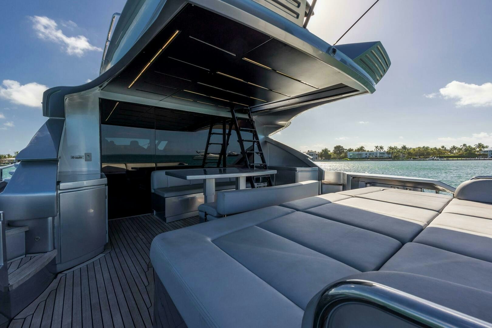 a boat on the water aboard MILAGROS Yacht for Sale