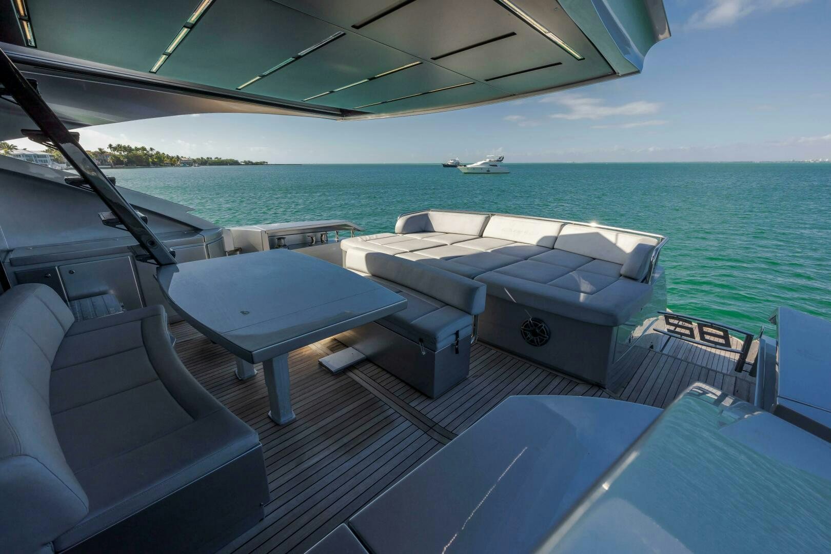 a boat on the water aboard MILAGROS Yacht for Sale