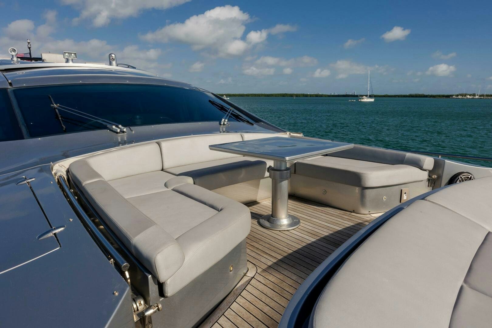 a boat on the water aboard MILAGROS Yacht for Sale