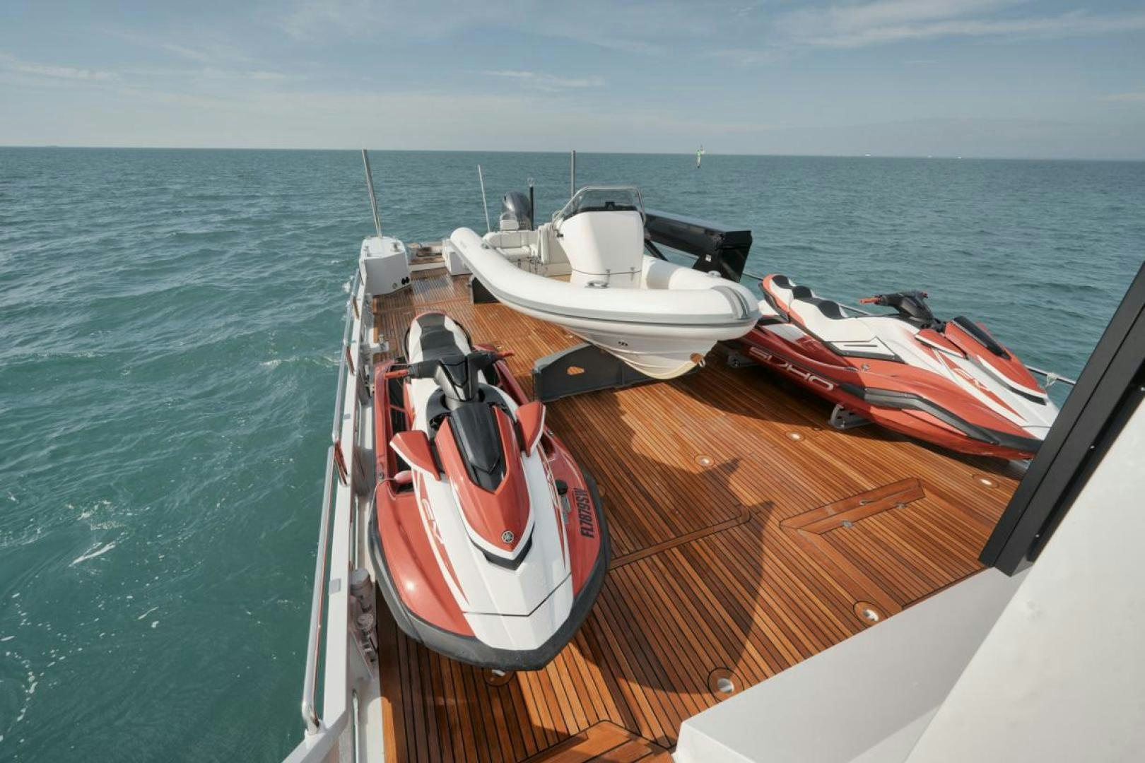 a boat on the water aboard NANAN SHADOW Yacht for Sale
