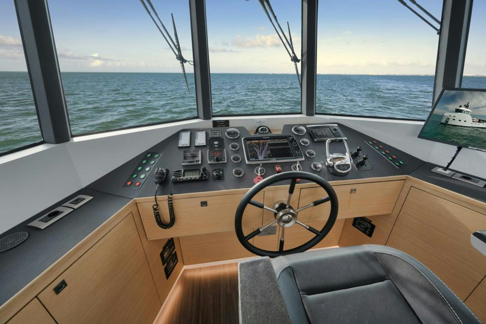 the cockpit of a plane aboard NANAN SHADOW Yacht for Sale