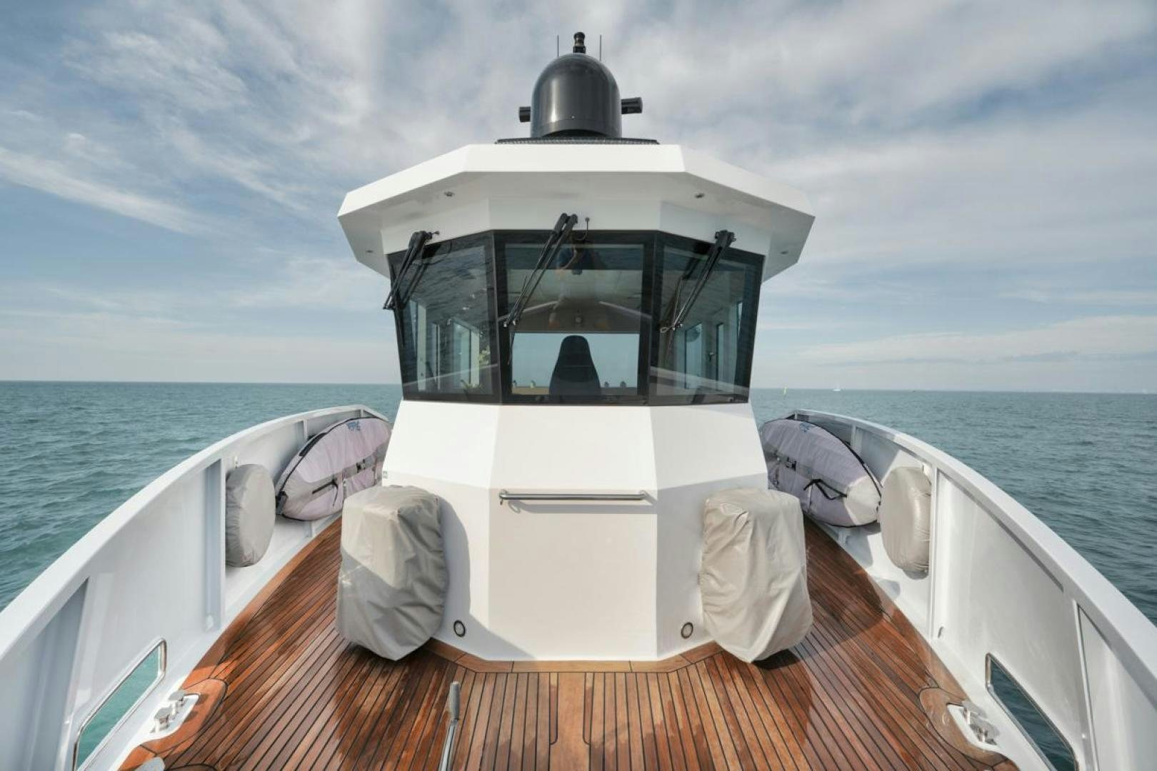 a boat on the water aboard NANAN SHADOW Yacht for Sale