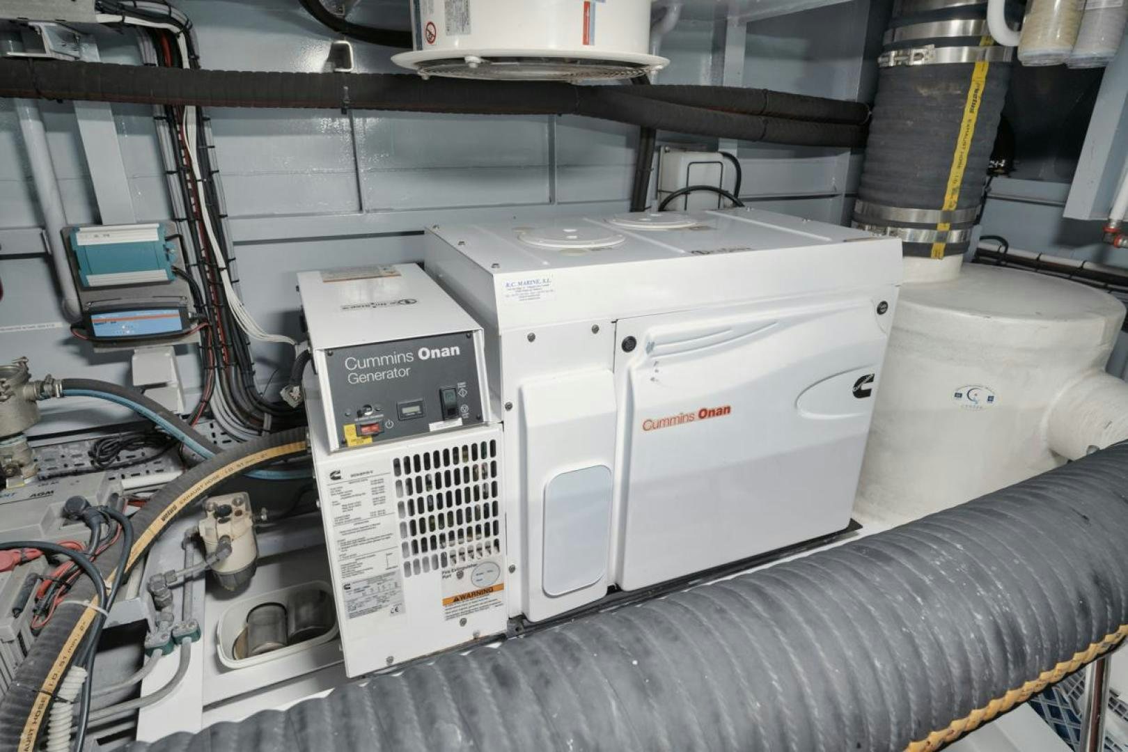 a machine with a large metal tube aboard NANAN SHADOW Yacht for Sale