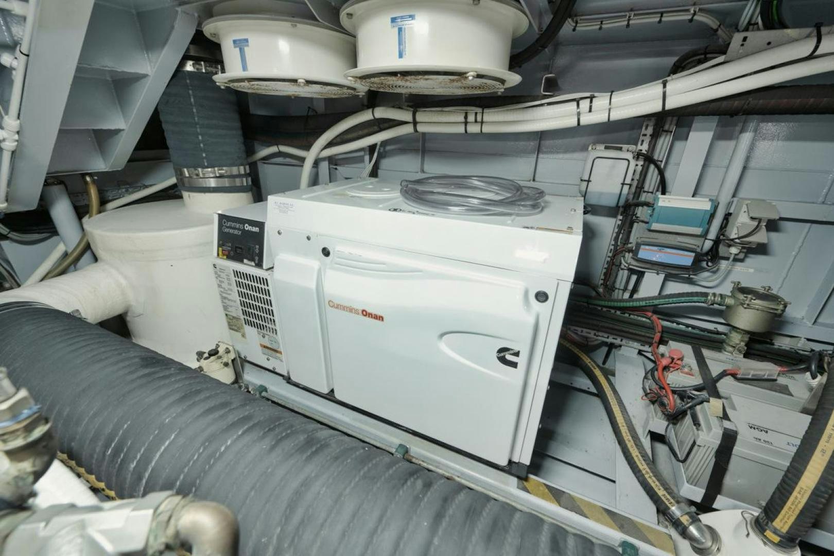 a machine with a large piece of equipment on it aboard NANAN SHADOW Yacht for Sale