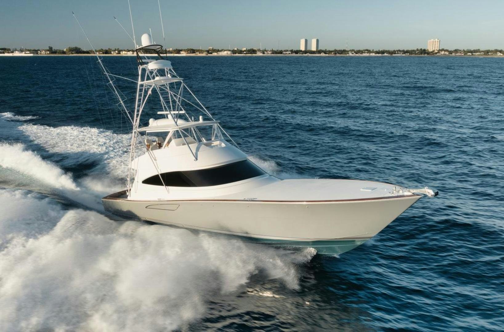 a boat on the water aboard MADNIC Yacht for Sale