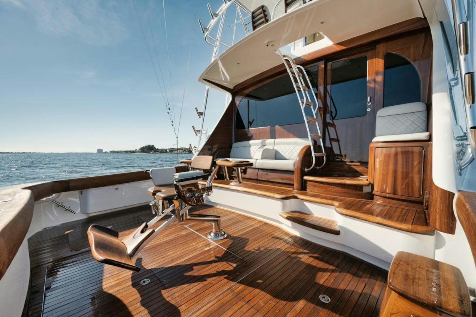 a boat on the water aboard MADNIC Yacht for Sale