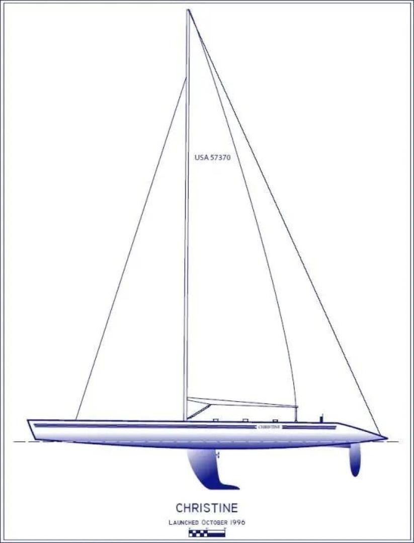 diagram aboard CHRISTINE Yacht for Sale