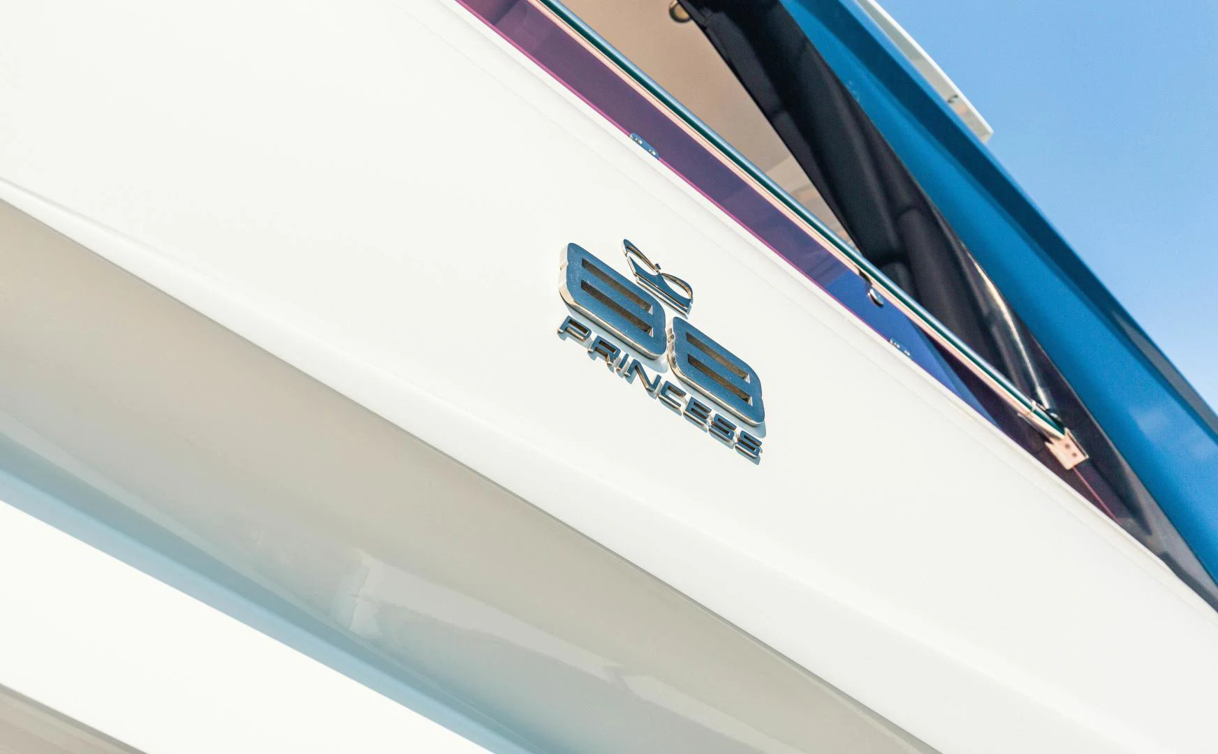 a blue and white object aboard CAPE COD Yacht for Sale