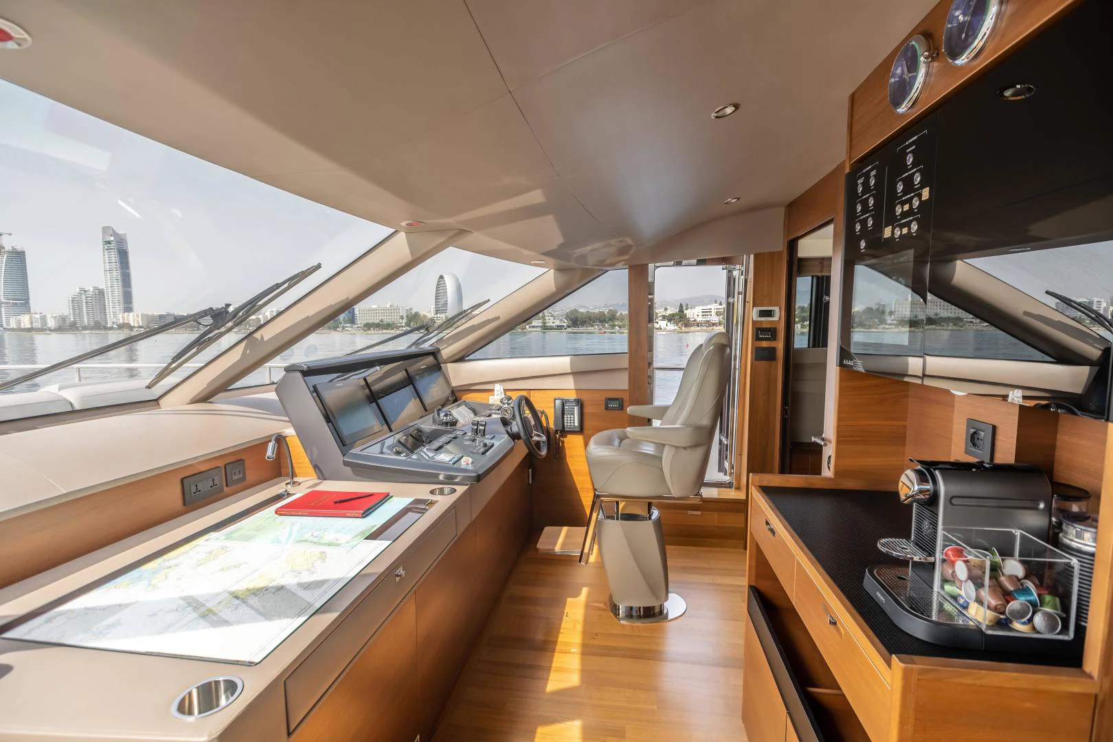 inside of a boat aboard CAPE COD Yacht for Sale