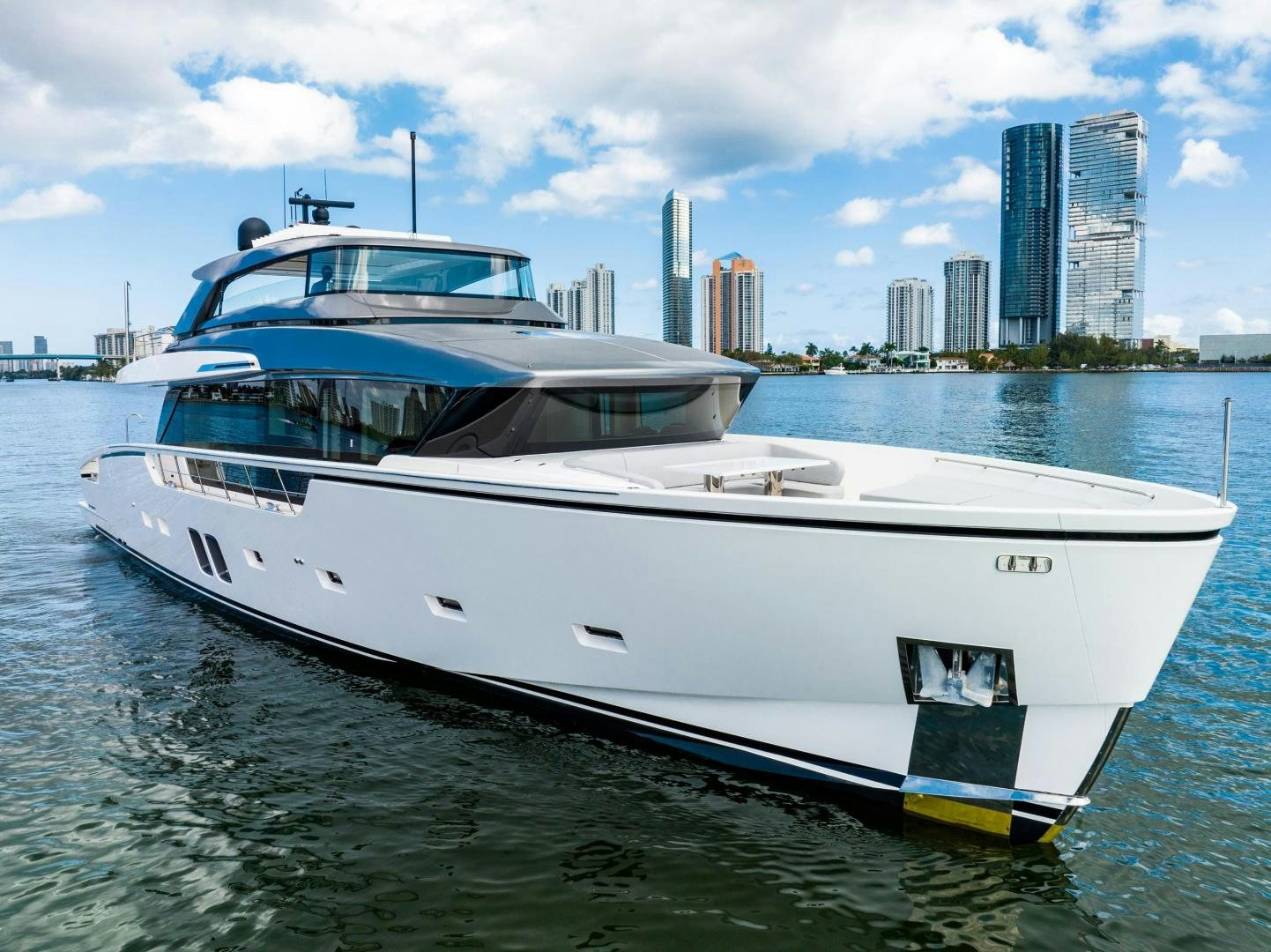 a boat in the water aboard ABOUT TIME Yacht for Sale