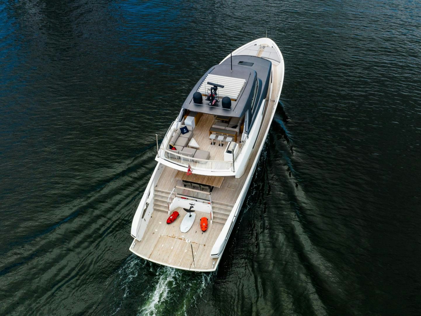 a boat in the water aboard ABOUT TIME Yacht for Sale