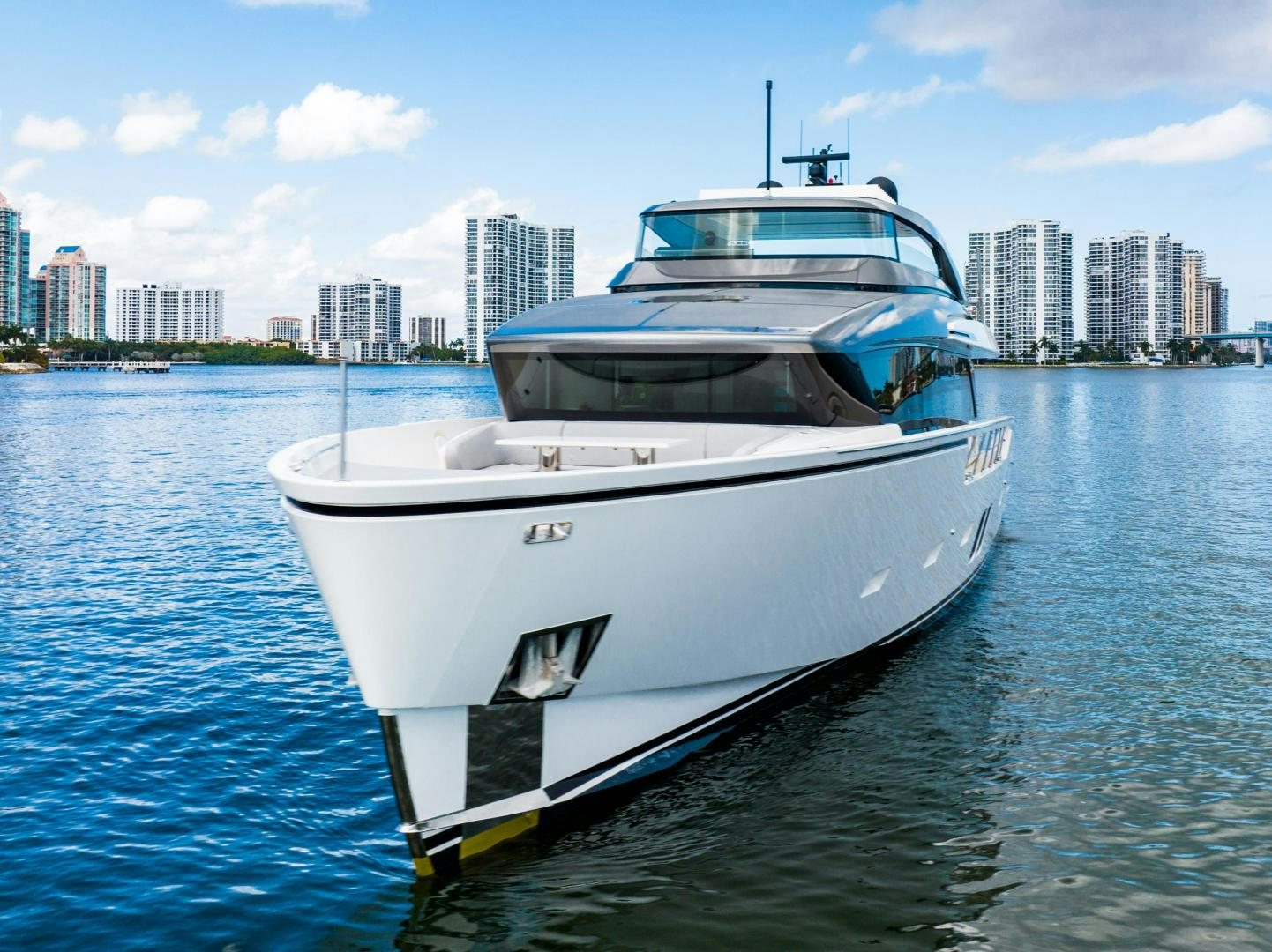 a boat on the water aboard ABOUT TIME Yacht for Sale