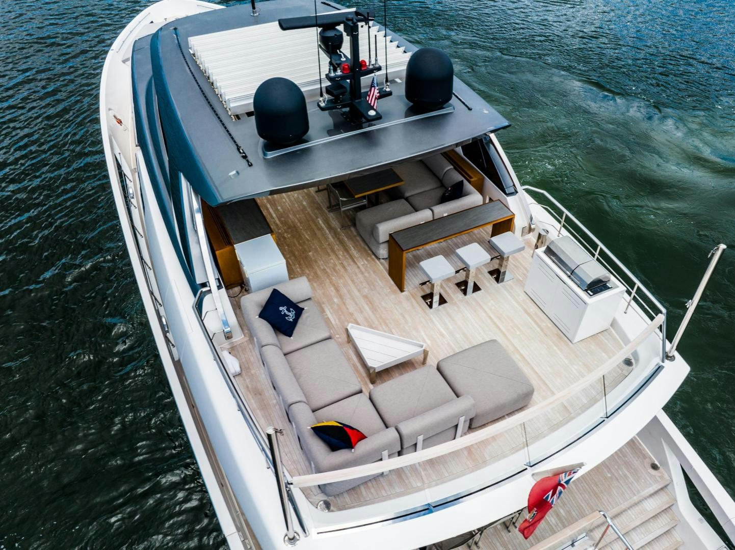 a boat on the water aboard ABOUT TIME Yacht for Sale