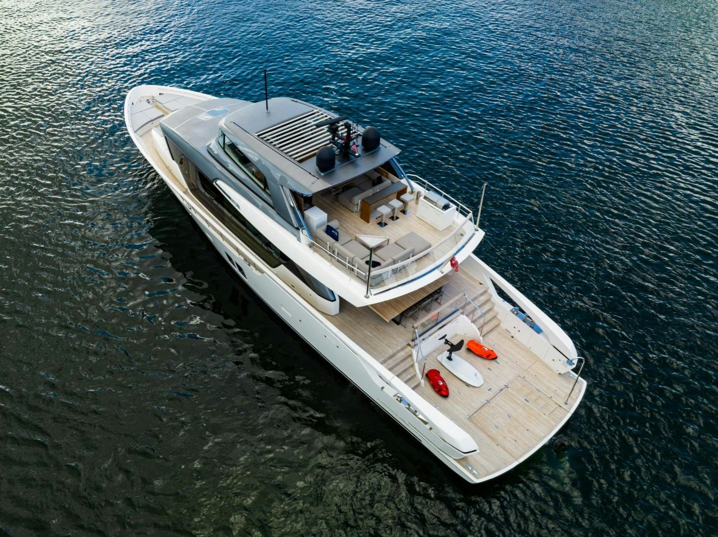 a boat in the water aboard ABOUT TIME Yacht for Sale
