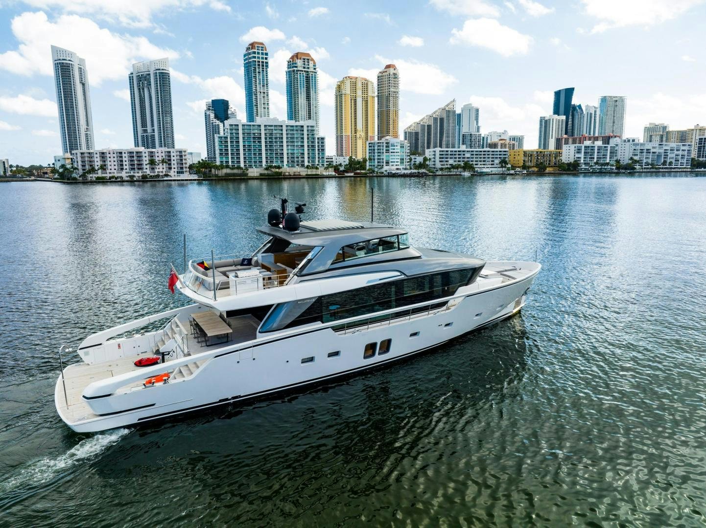 a boat in the water aboard ABOUT TIME Yacht for Sale