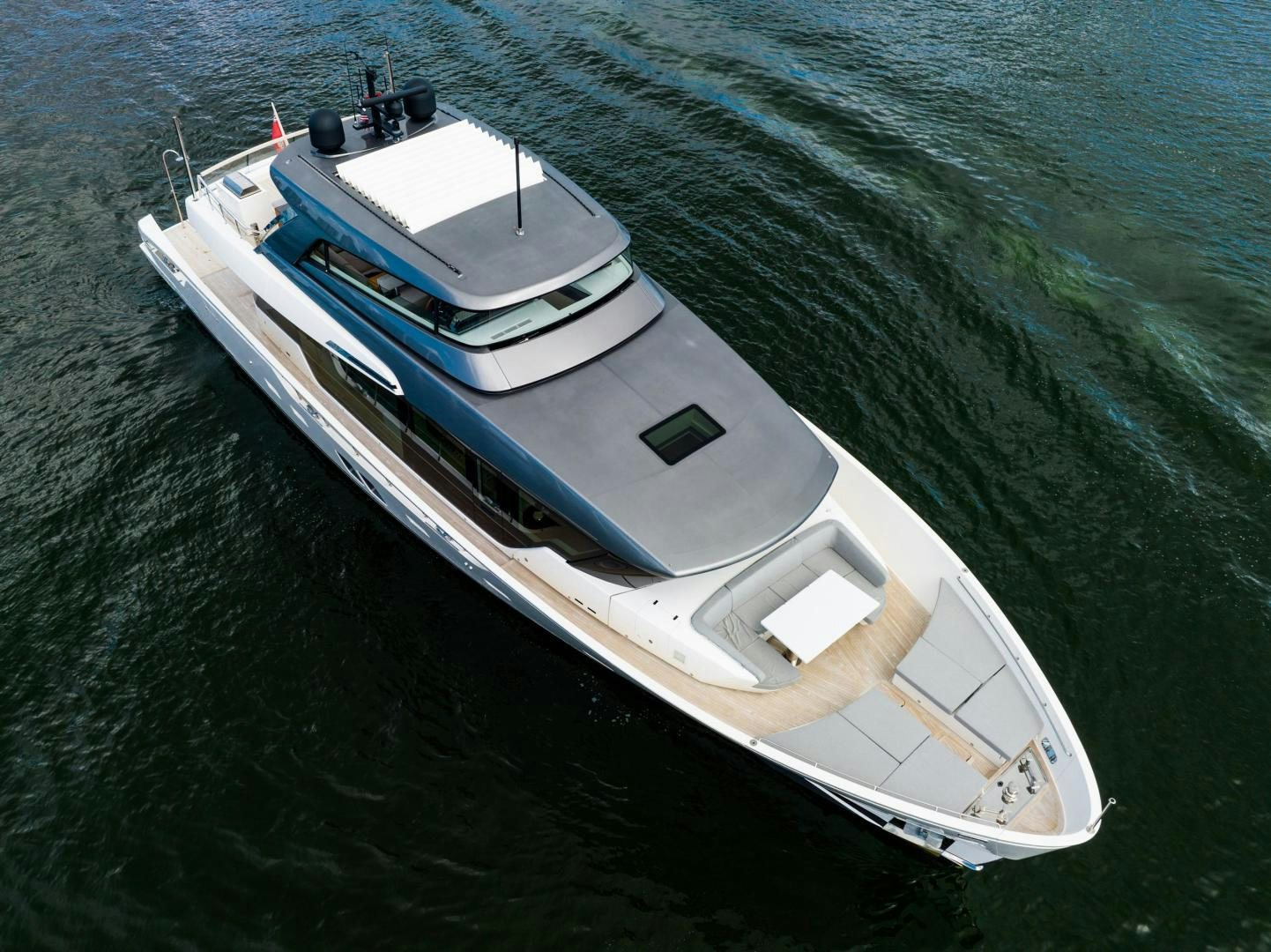 a boat on the water aboard ABOUT TIME Yacht for Sale