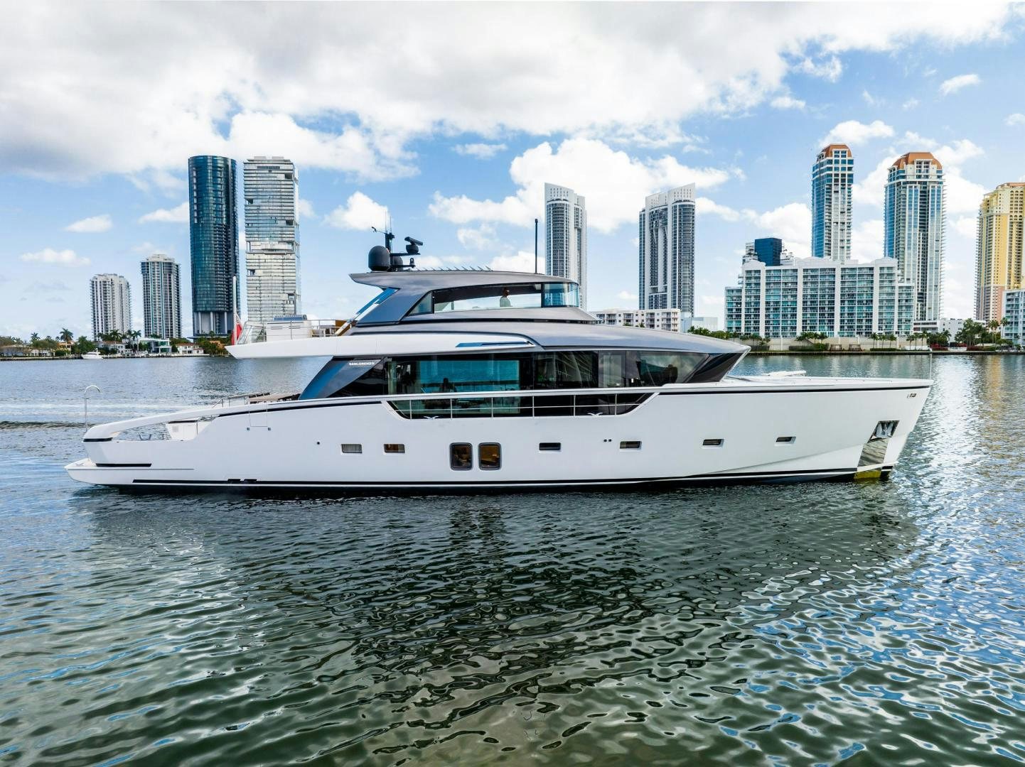 a boat on the water aboard ABOUT TIME Yacht for Sale